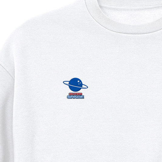 ビッグシルエット クルーネック スウェット(裏起毛 white image