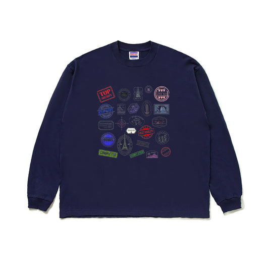  GOAT 長袖Tシャツ7オンス(長袖Tシャツ7オンス) navy image