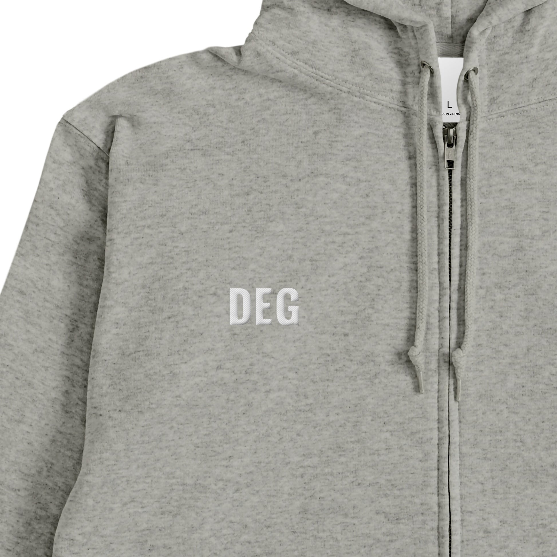 フレンチテリージップパーカー gray image