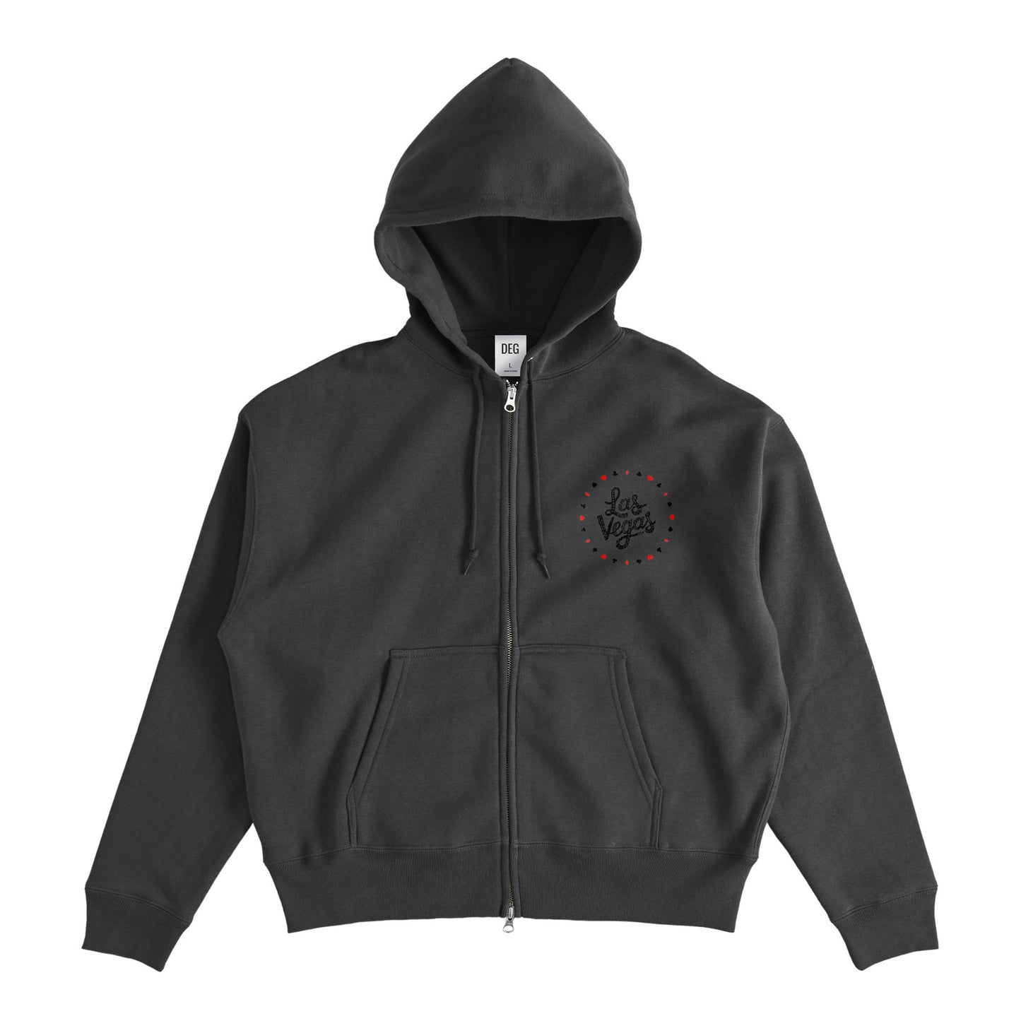 裏起毛 ボックスウォームジップパーカー sumi-black image