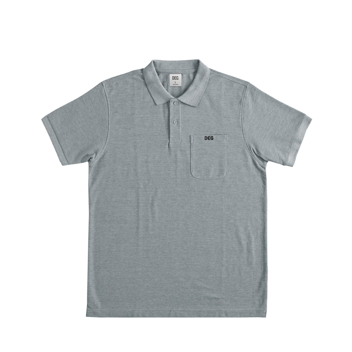 ドライポケット ポロシャツ heather-gray image