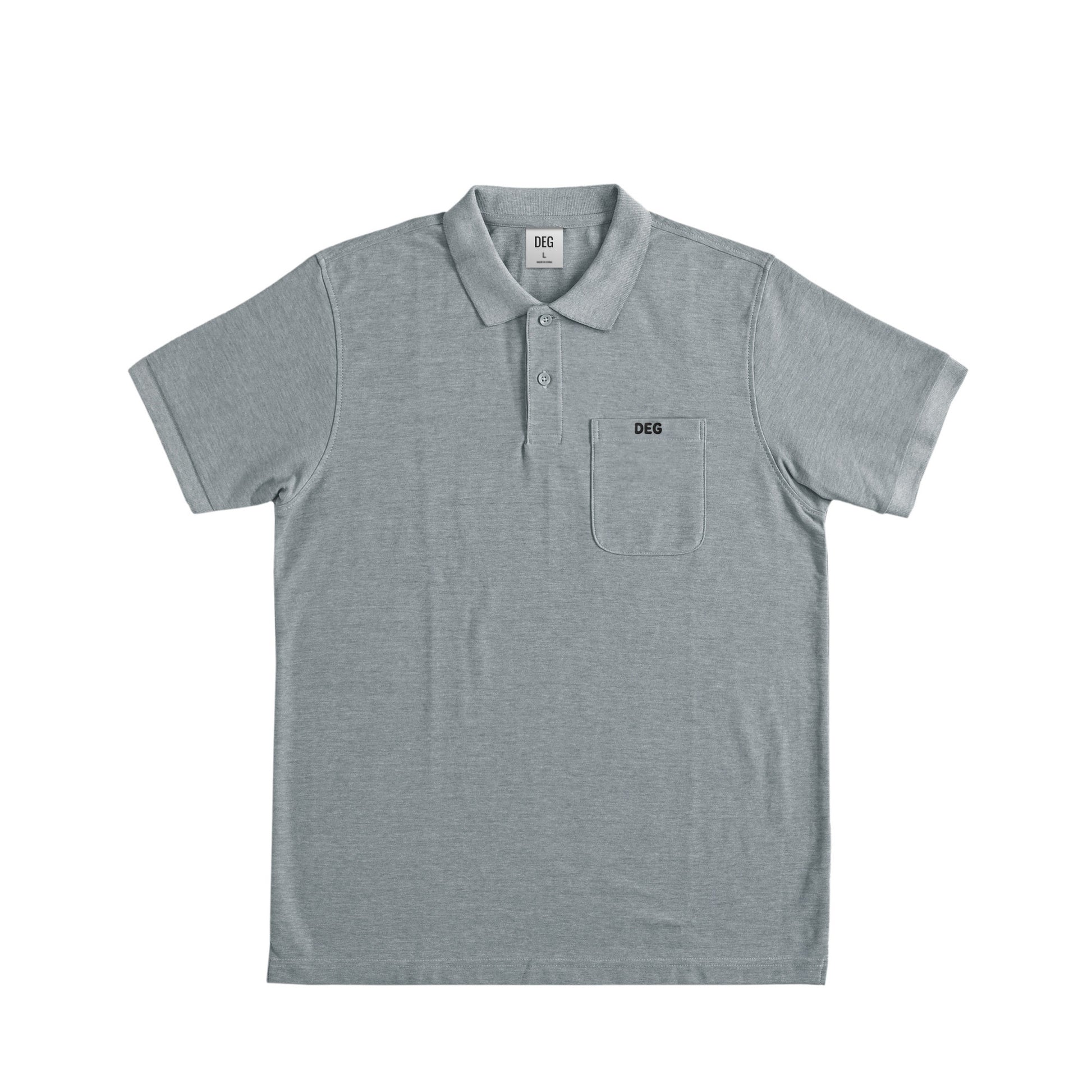 ドライポケット ポロシャツ heather-gray image