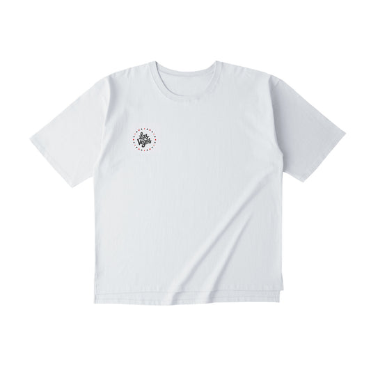 メンズオーバーTシャツ white image