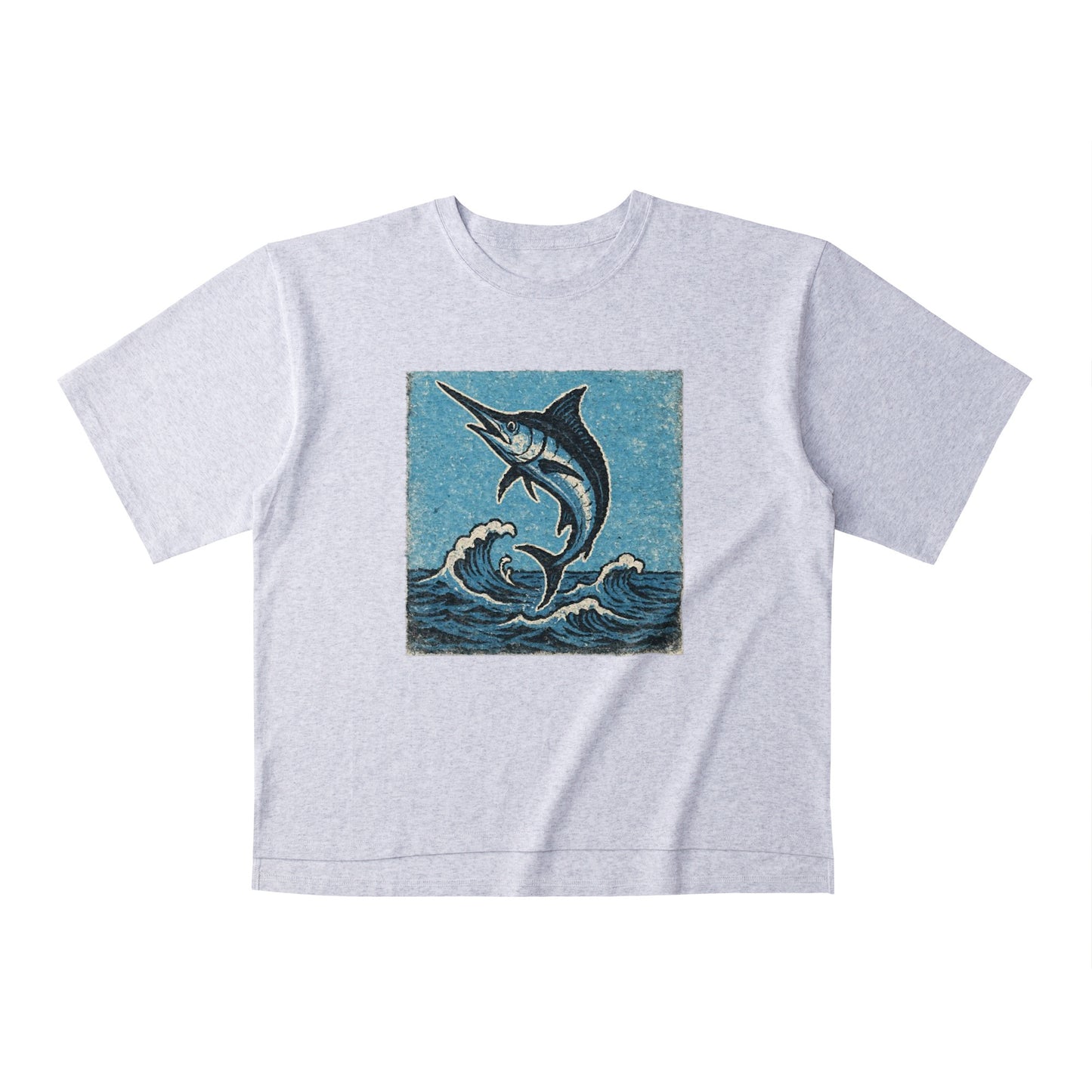 メンズオーバーTシャツ ash image