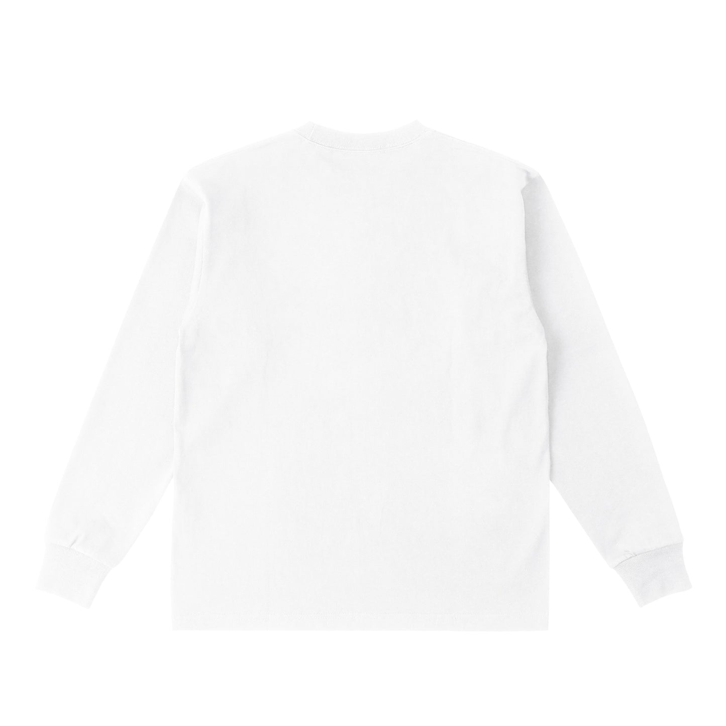 コットンロングスリーブTシャツ white image