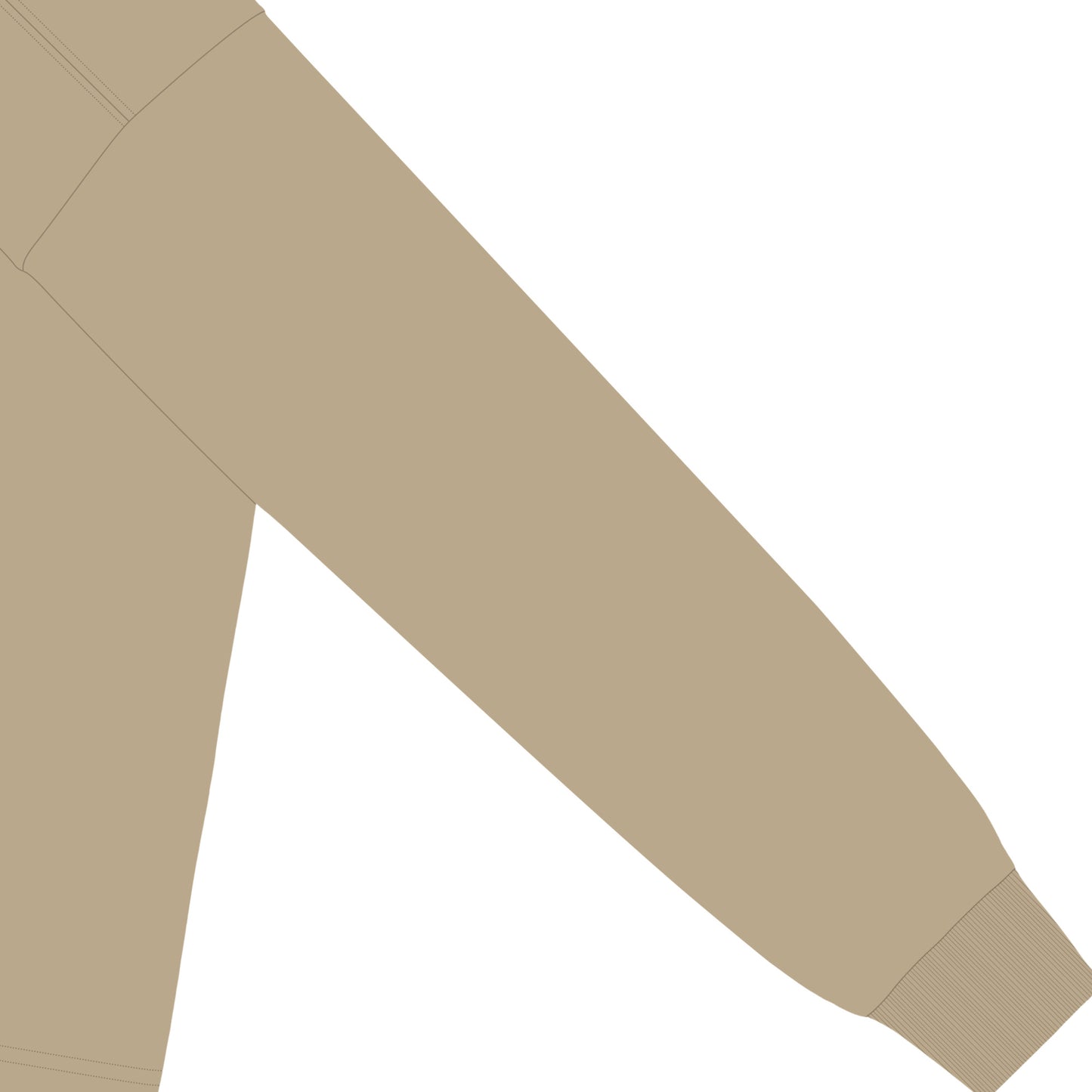 コットンロングTシャツ dull-sand image