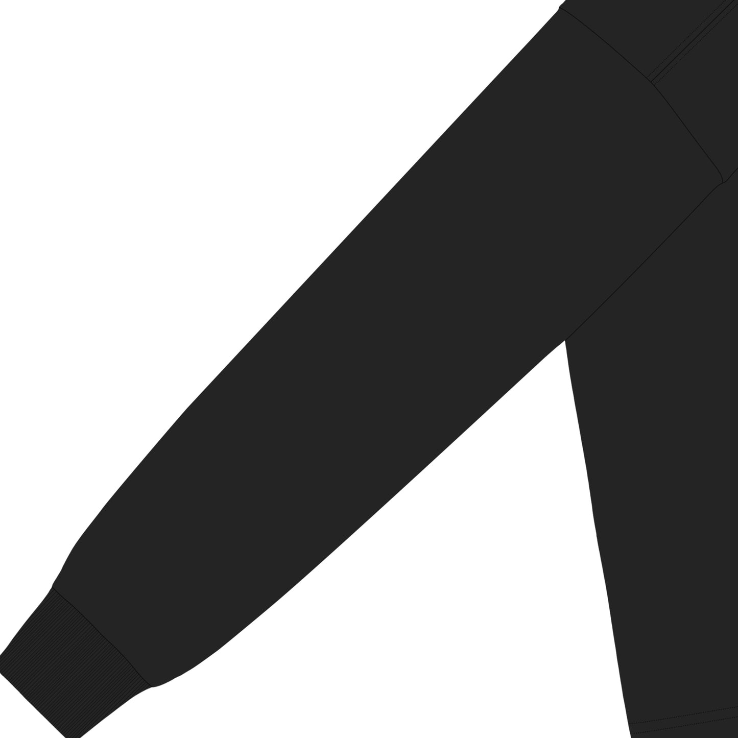 コットンロングスリーブTシャツ　 deep-black image