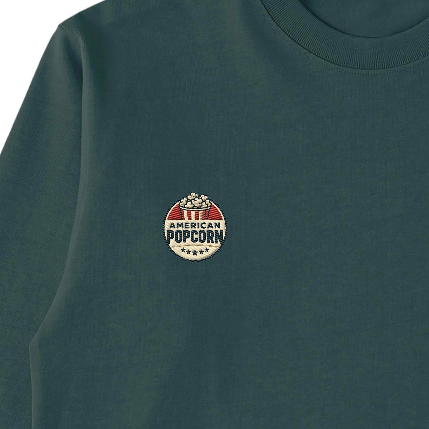 コットンロングスリーブTシャツ　 dark-green image