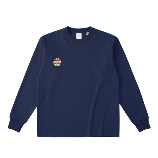 コットンロングスリーブTシャツ　 navy image