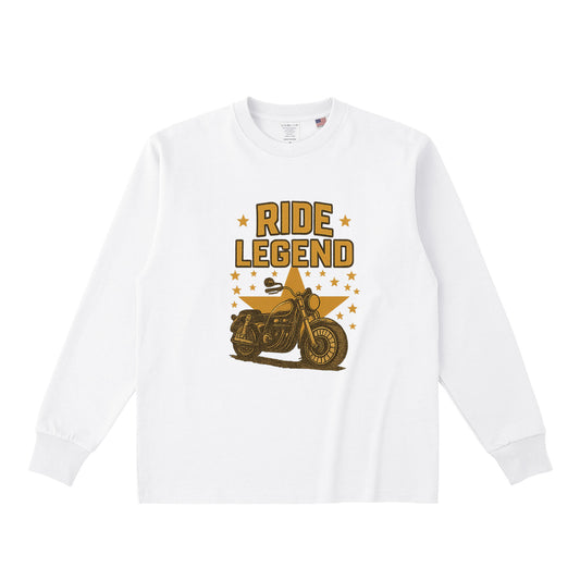 コットンロングスリーブTシャツ white image