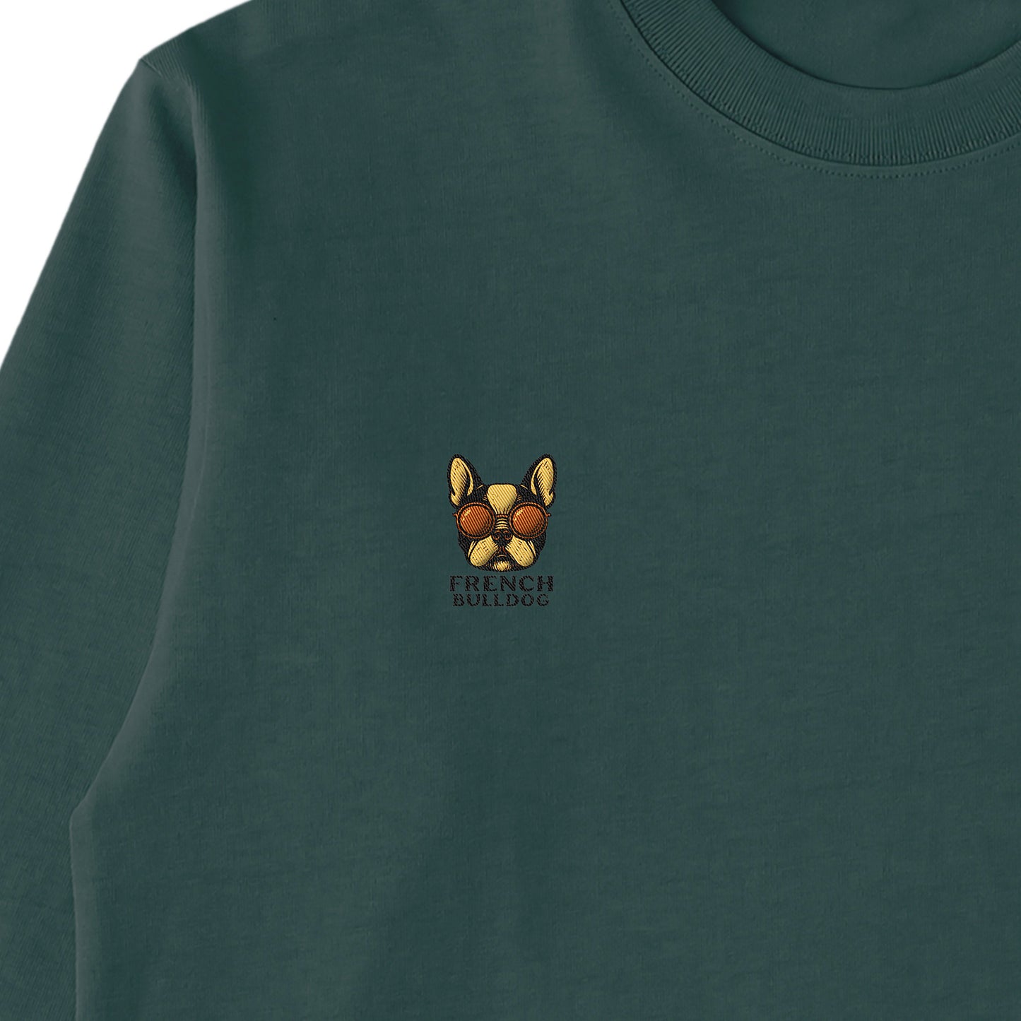 コットンロングスリーブTシャツ dark-green image