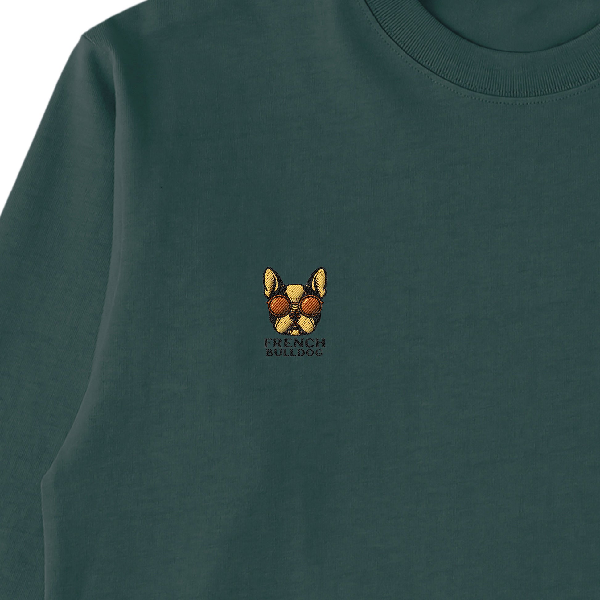 コットンロングスリーブTシャツ dark-green image