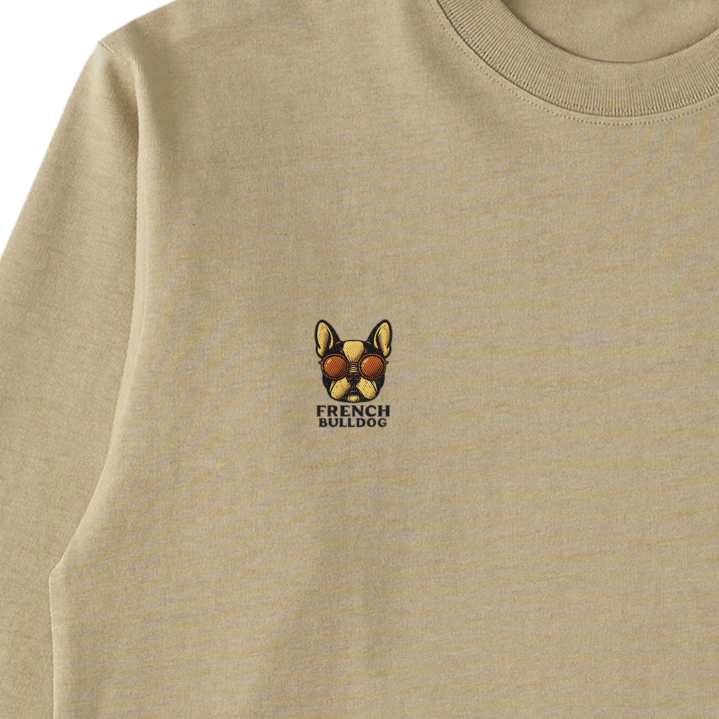 コットンロングスリーブTシャツ dull-sand image