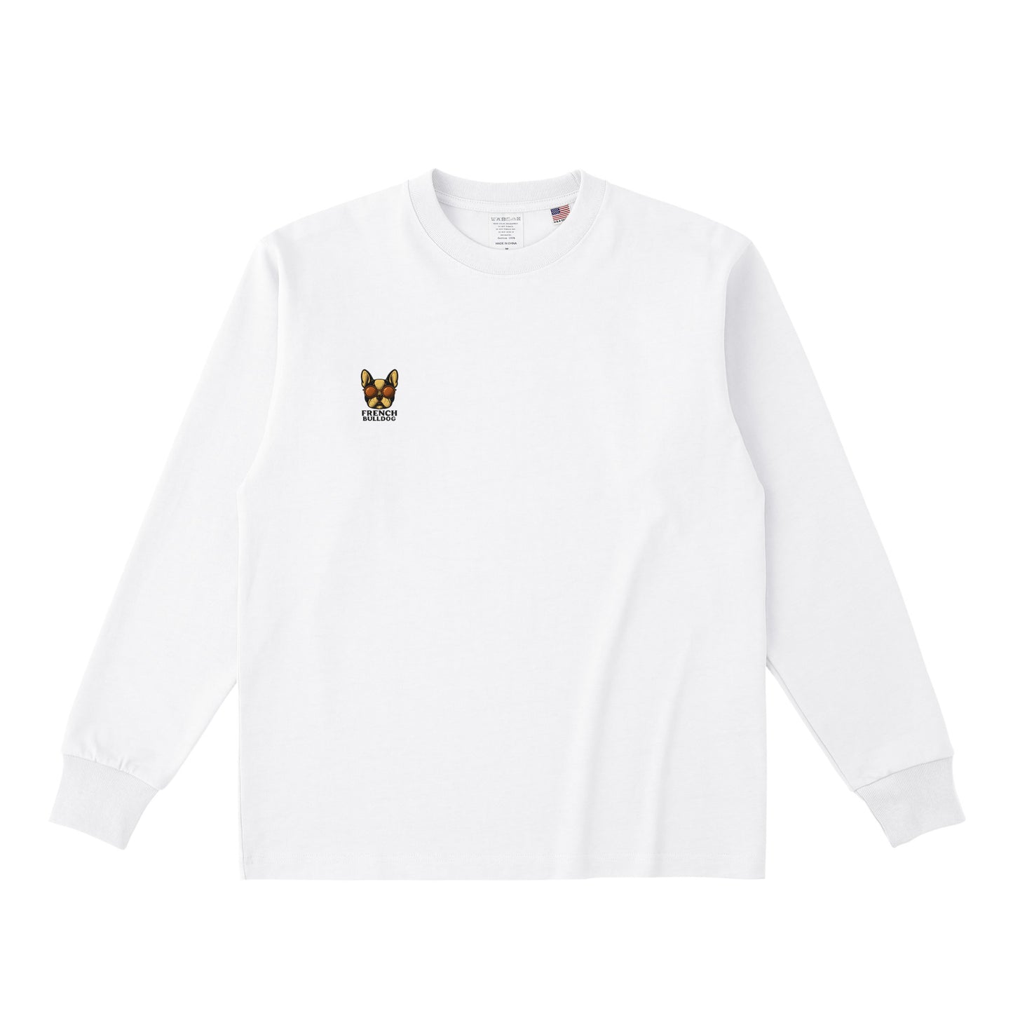 コットンロングスリーブTシャツ white image