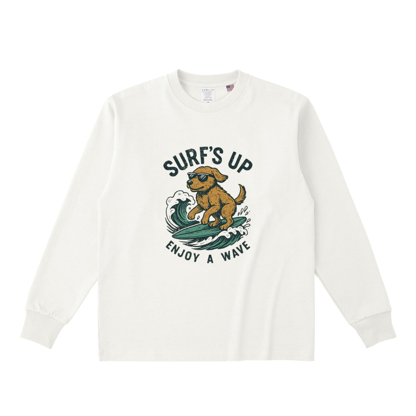 コットンロングスリーブTシャツ natural image