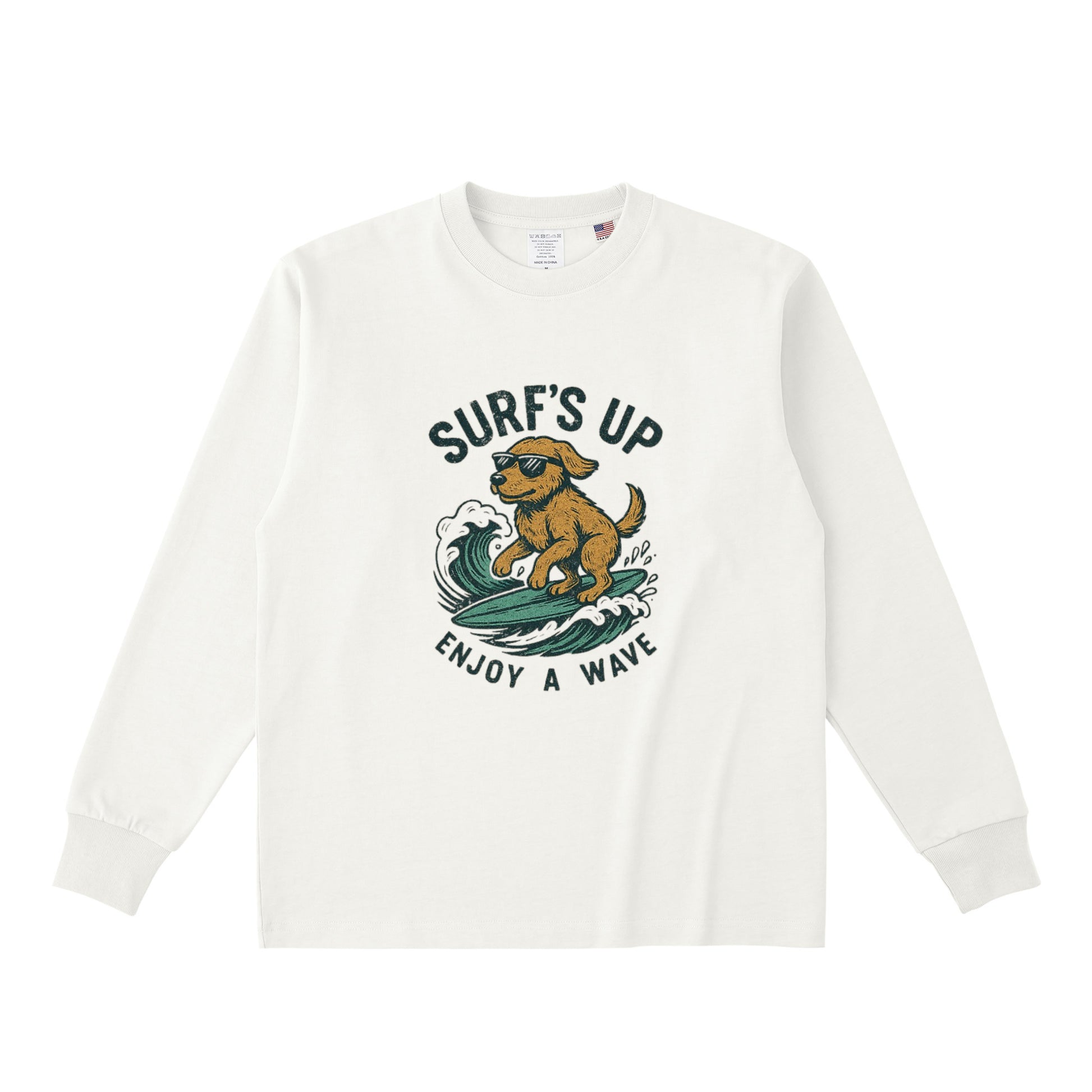 コットンロングスリーブTシャツ natural image