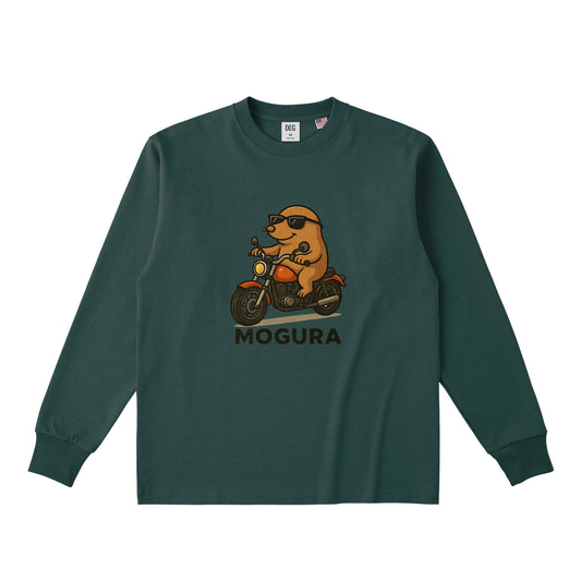 コットンロングスリーブTシャツ dark-green image