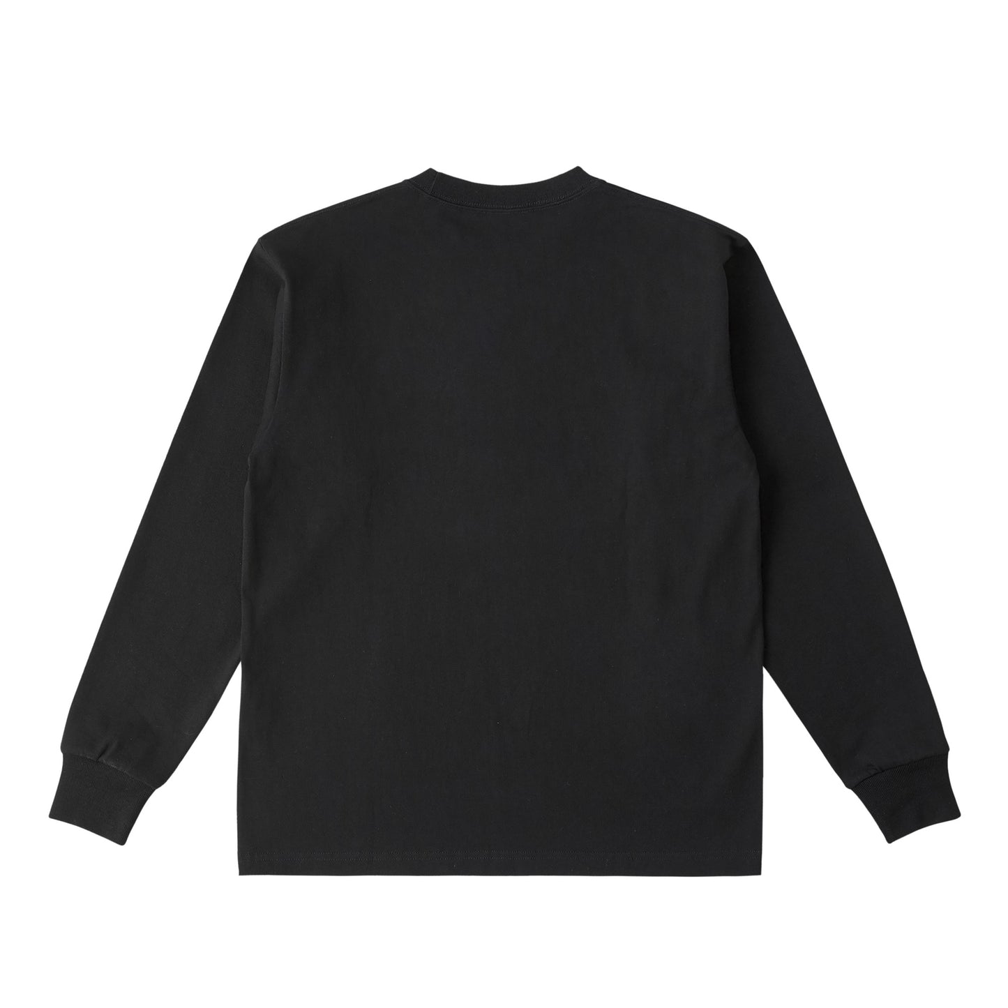 コットンロングスリーブTシャツ deep-black image
