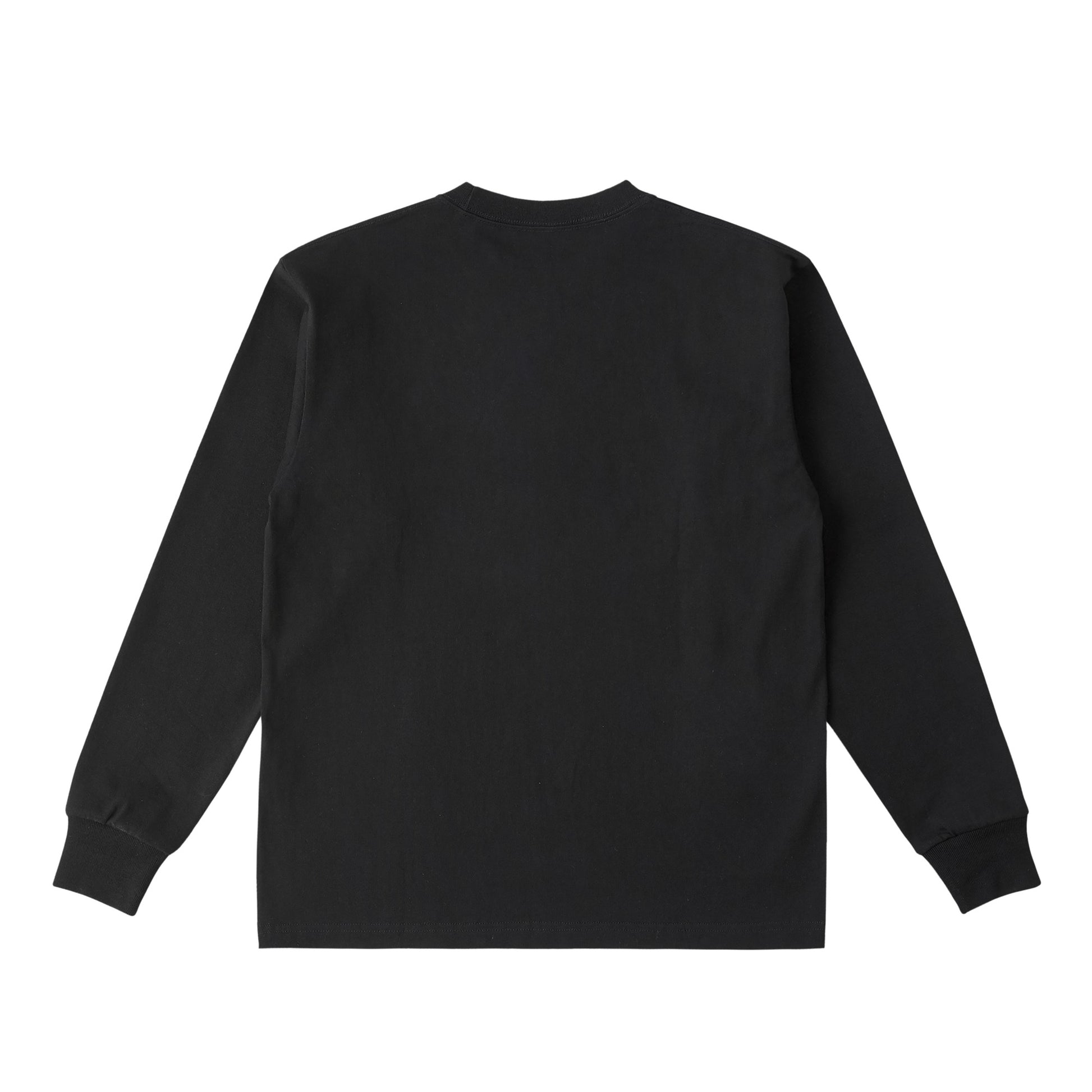 コットンロングスリーブTシャツ deep-black image