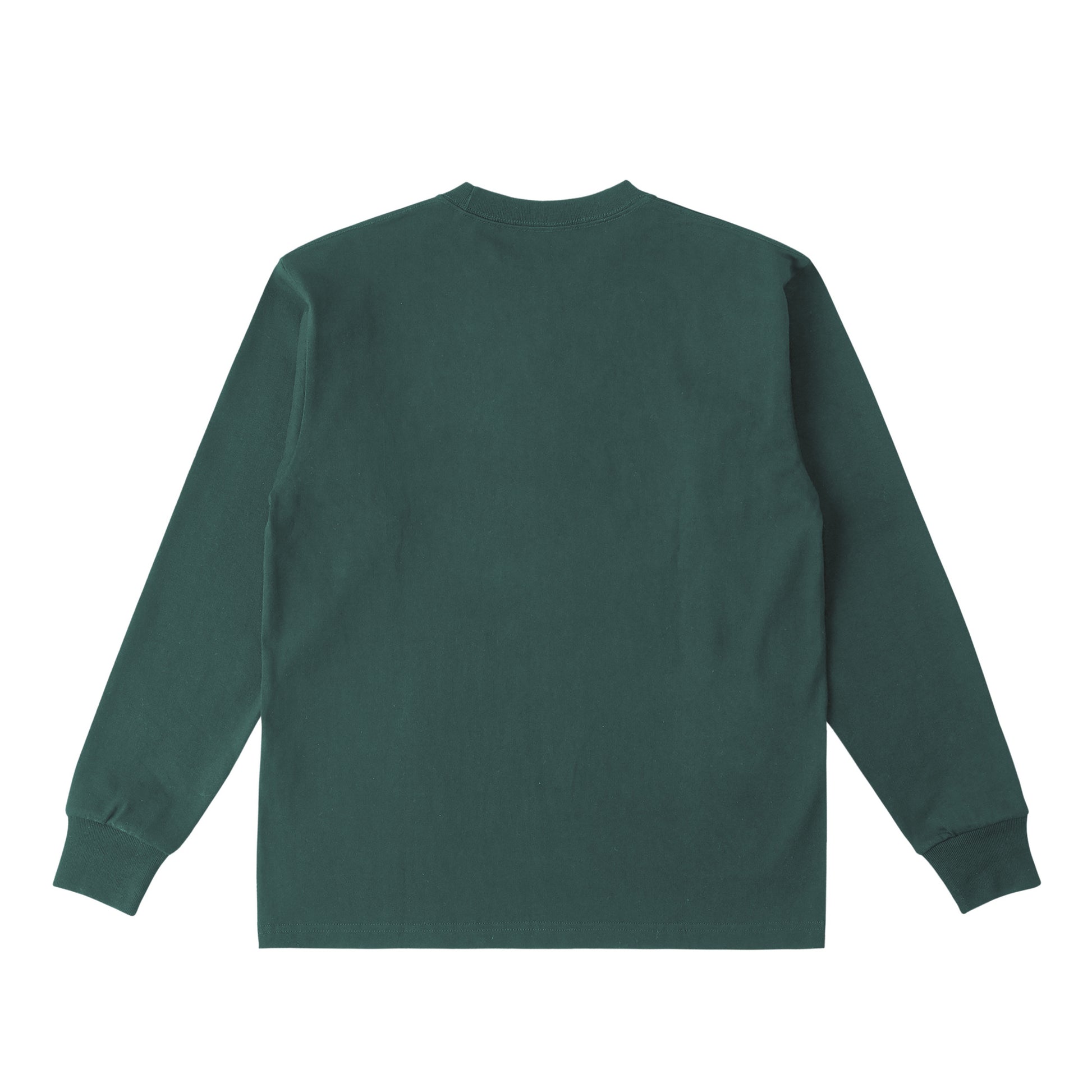 コットンロングスリーブTシャツ dark-green image