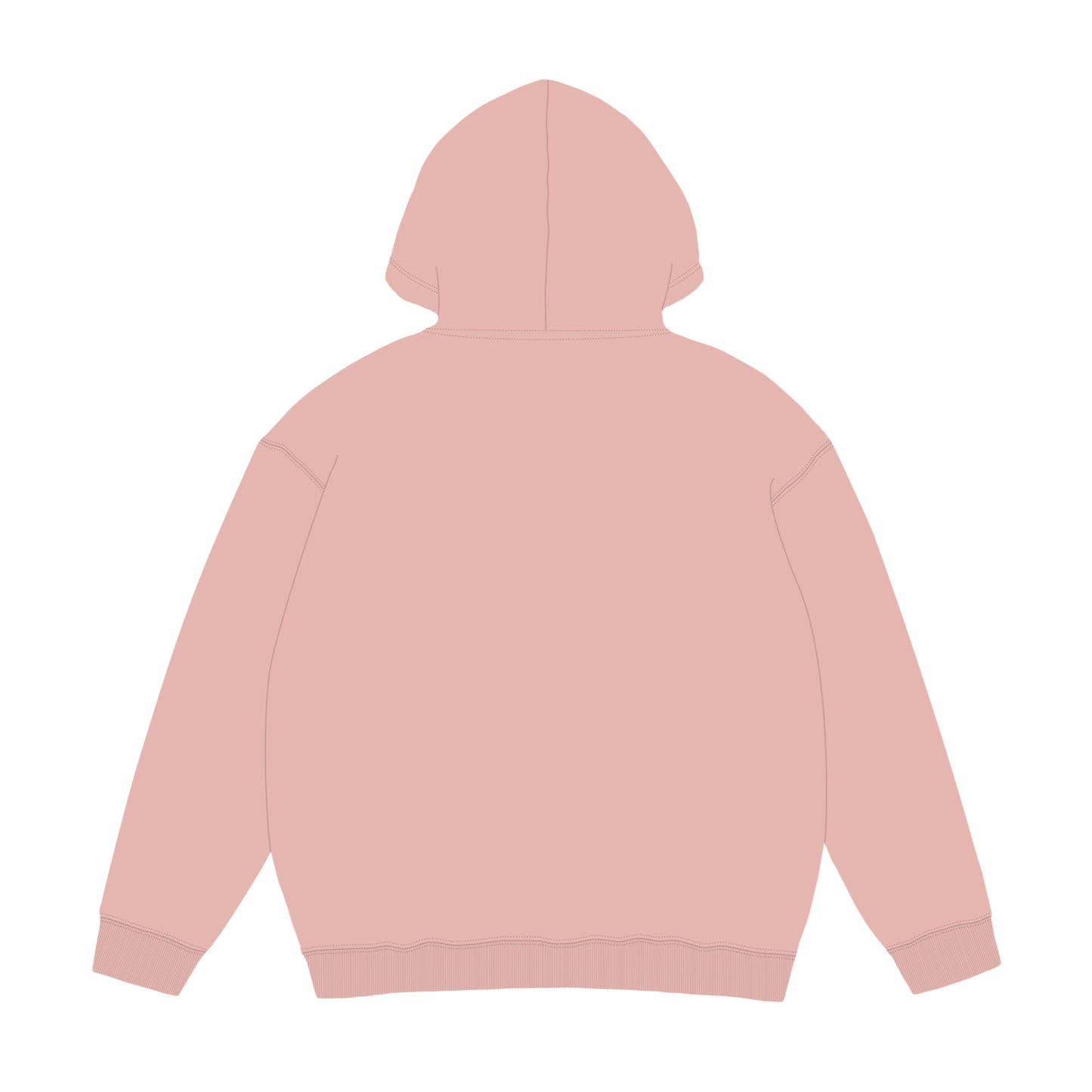 ガーメントダイライトウェイトフーデッドスウェットシャツ peachy image