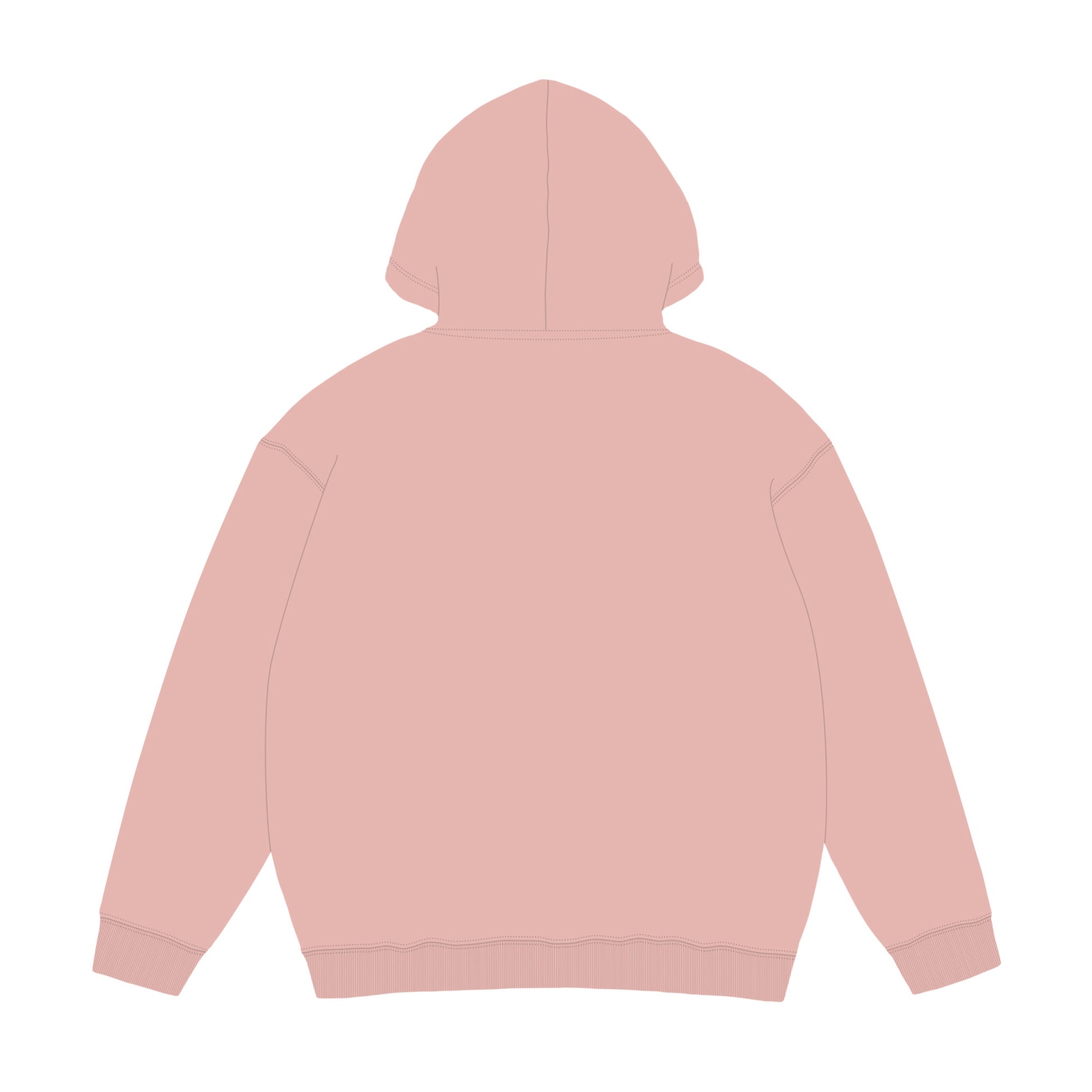 ガーメントダイライトウェイトフーデッドスウェットシャツ peachy image