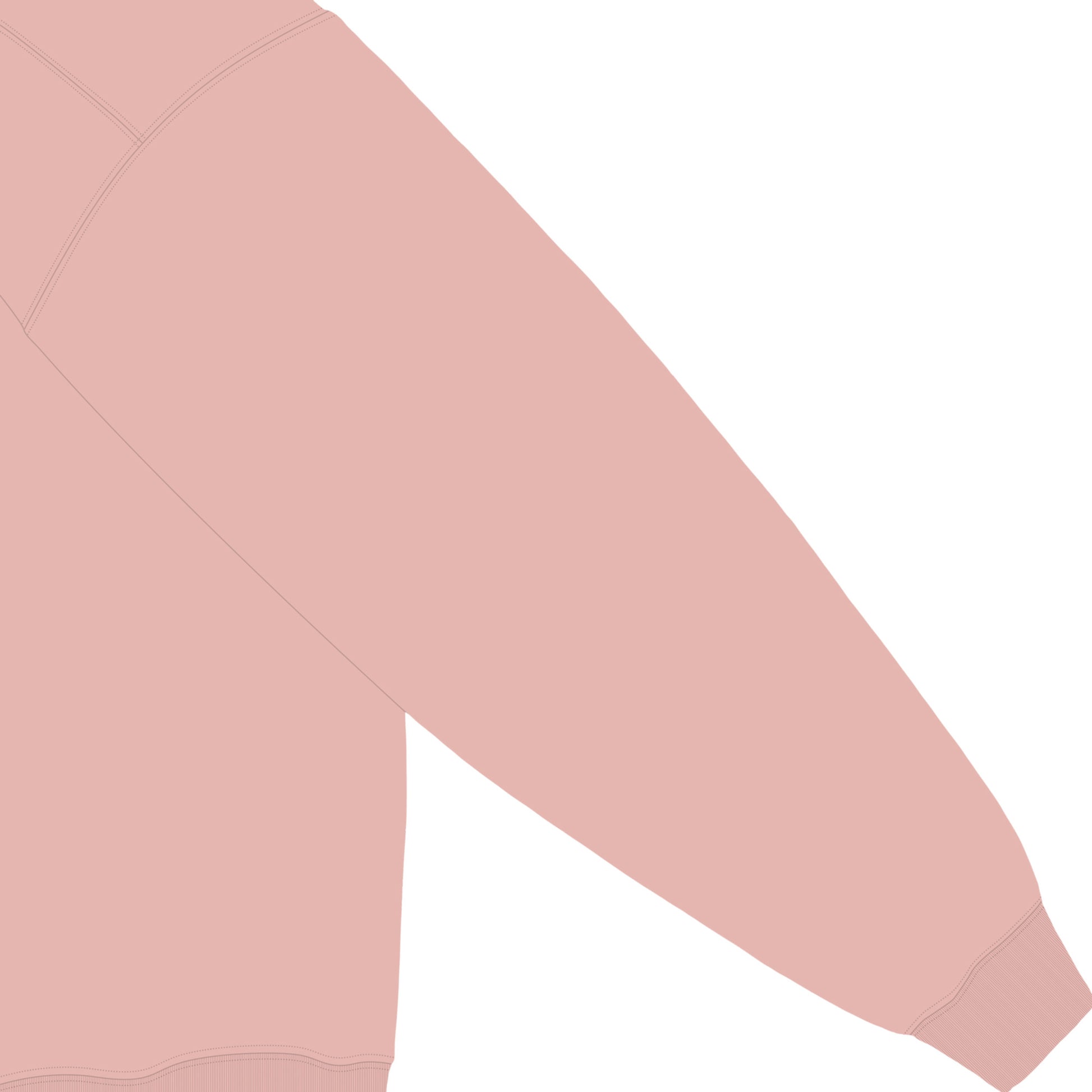 ガーメントダイライトウェイトフーデッドスウェットシャツ peachy image