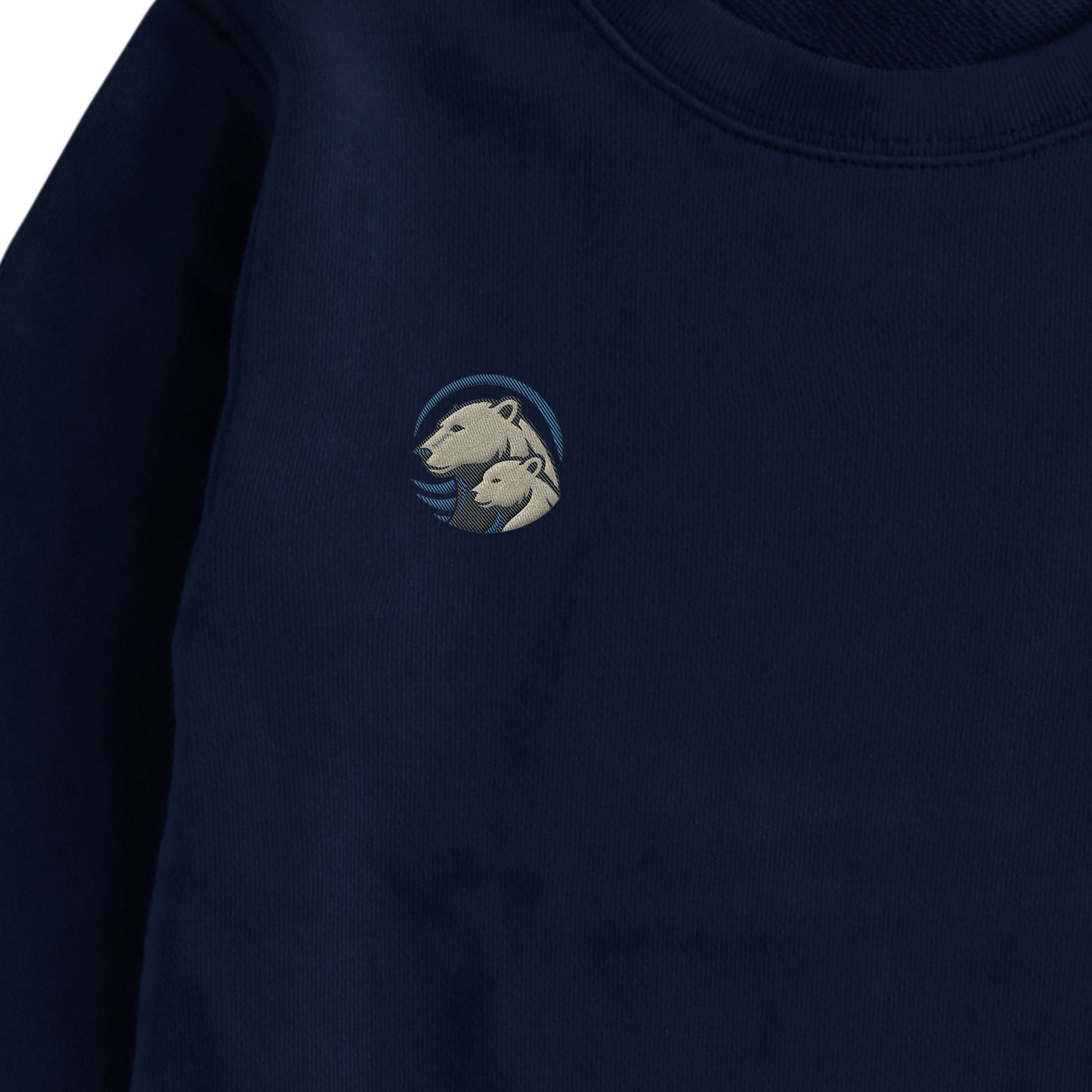 クルーネックライトトレーナー deep-navy image