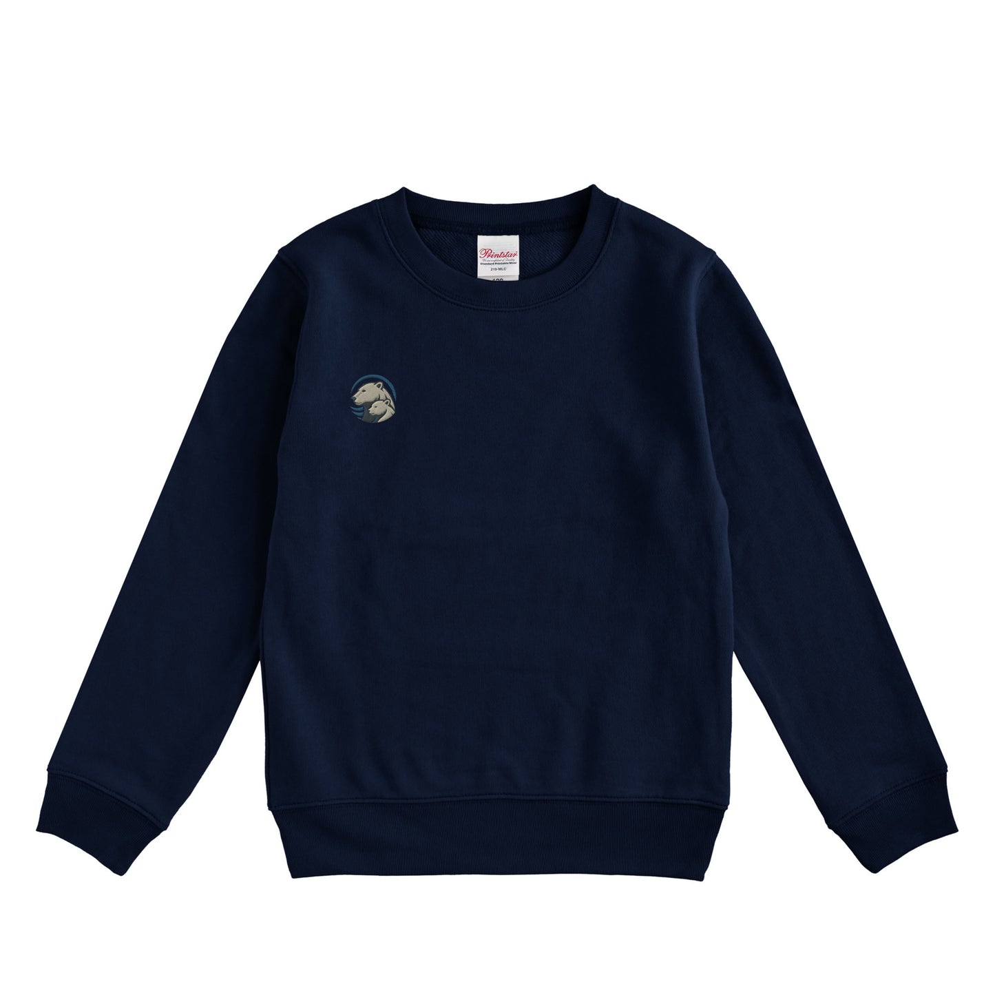 クルーネックライトトレーナー deep-navy image