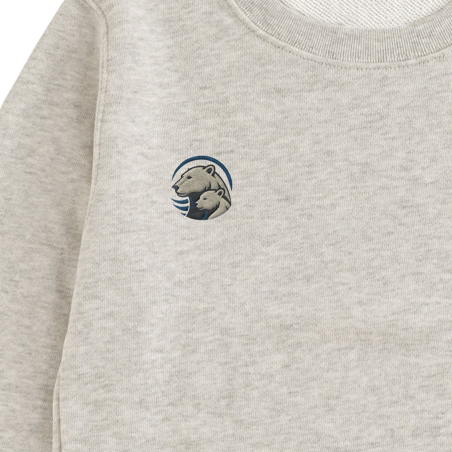 クルーネックライトトレーナー oatmeal image