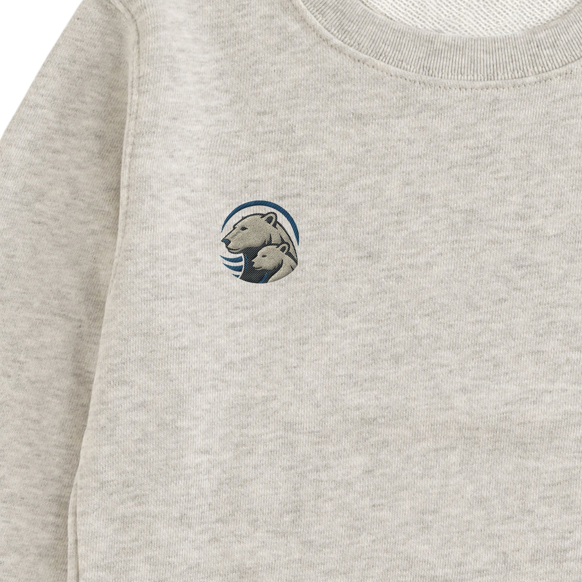 クルーネックライトトレーナー oatmeal image