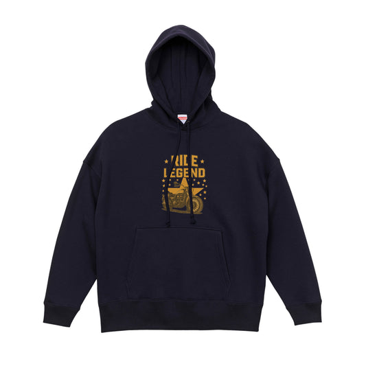  ビッグシルエット スウェット プルオーバー パーカ（裏起毛） navy image