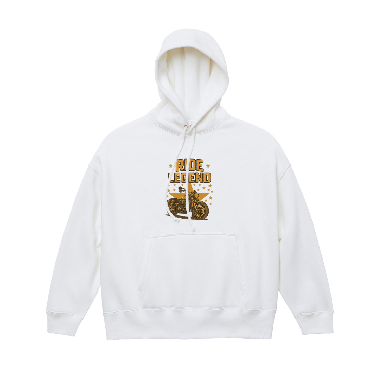  ビッグシルエット スウェット プルオーバー パーカ（裏起毛） white image