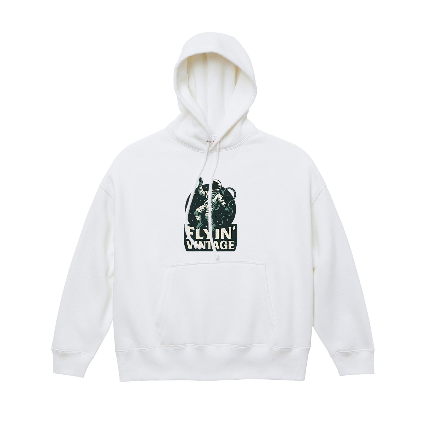 ビッグシルエット スウェット プルオーバー パーカ（裏起毛） white image