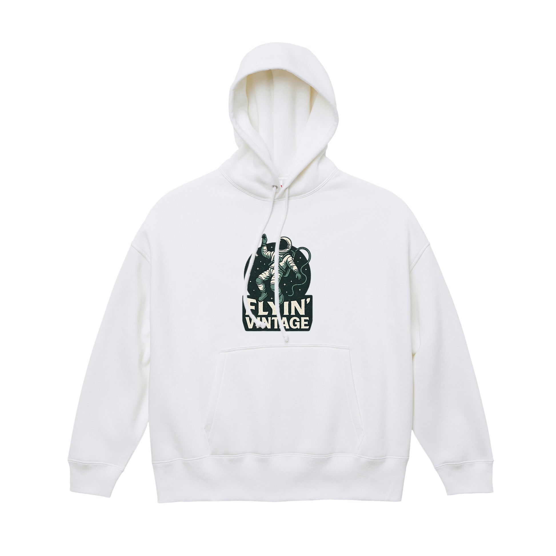 ビッグシルエット スウェット プルオーバー パーカ（裏起毛） white image