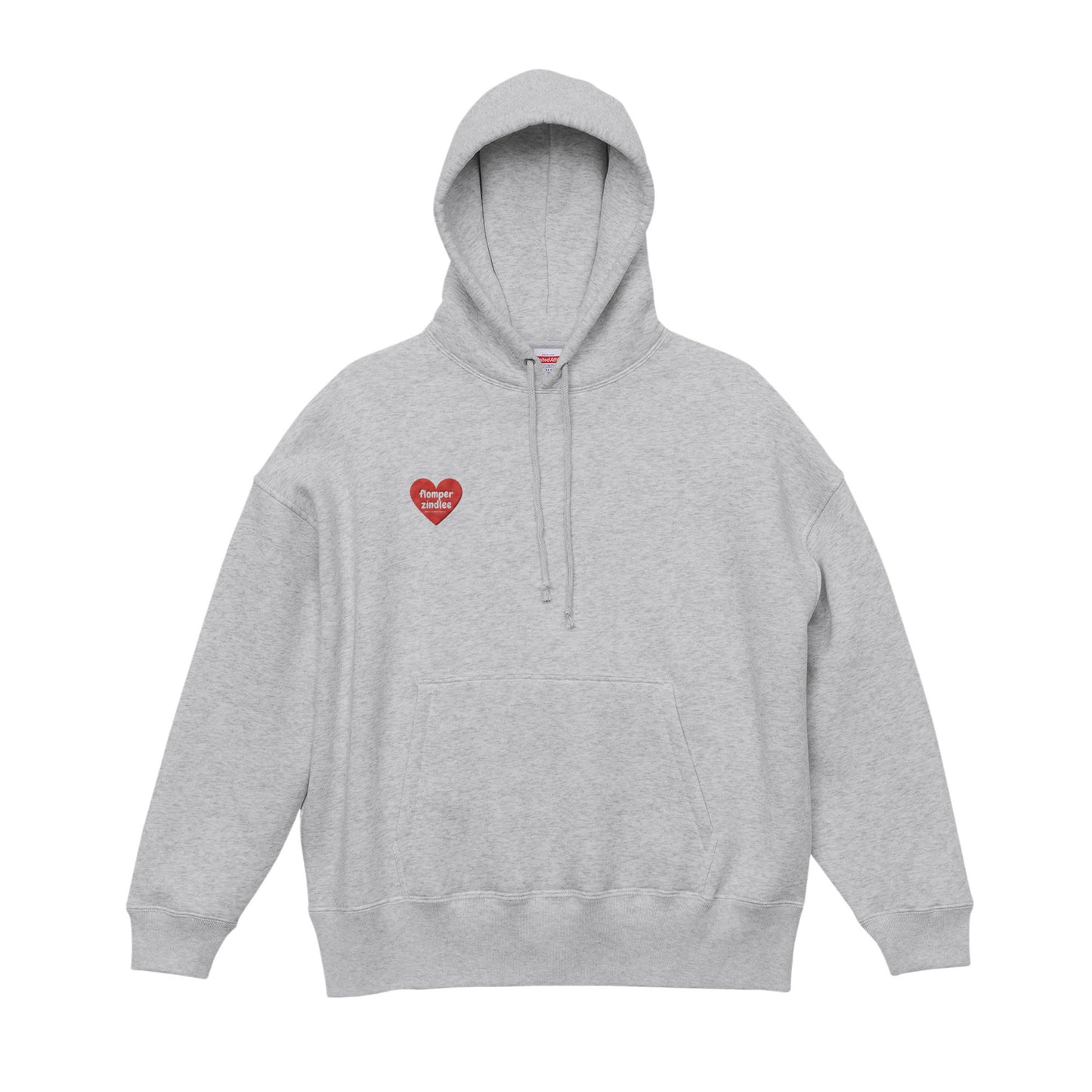 ビッグシルエット スウェット プルオーバー パーカ（裏起毛） ash image