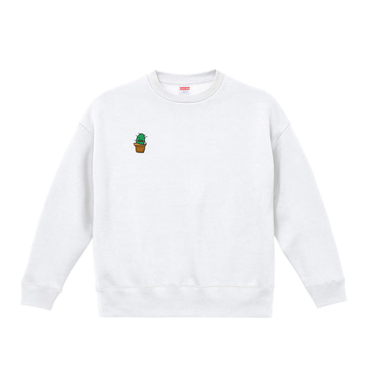 さぼさん　みいつけた！　スウェット　オリジナル作品 white image