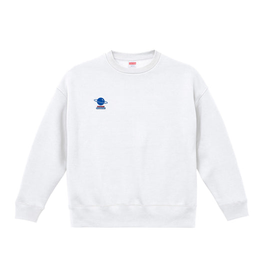  ビッグシルエット クルーネック スウェット（裏起毛 white image