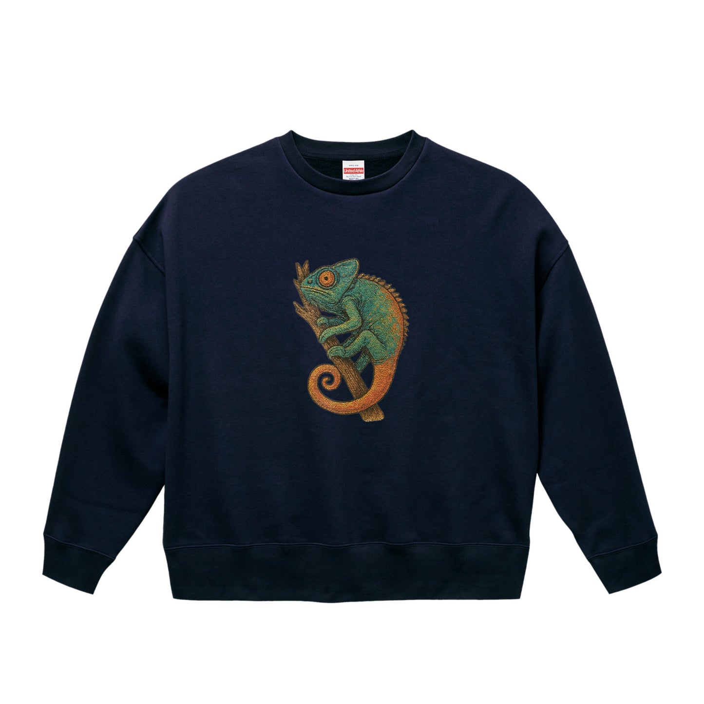  ビッグシルエット クルーネック スウェット（裏起毛） navy image