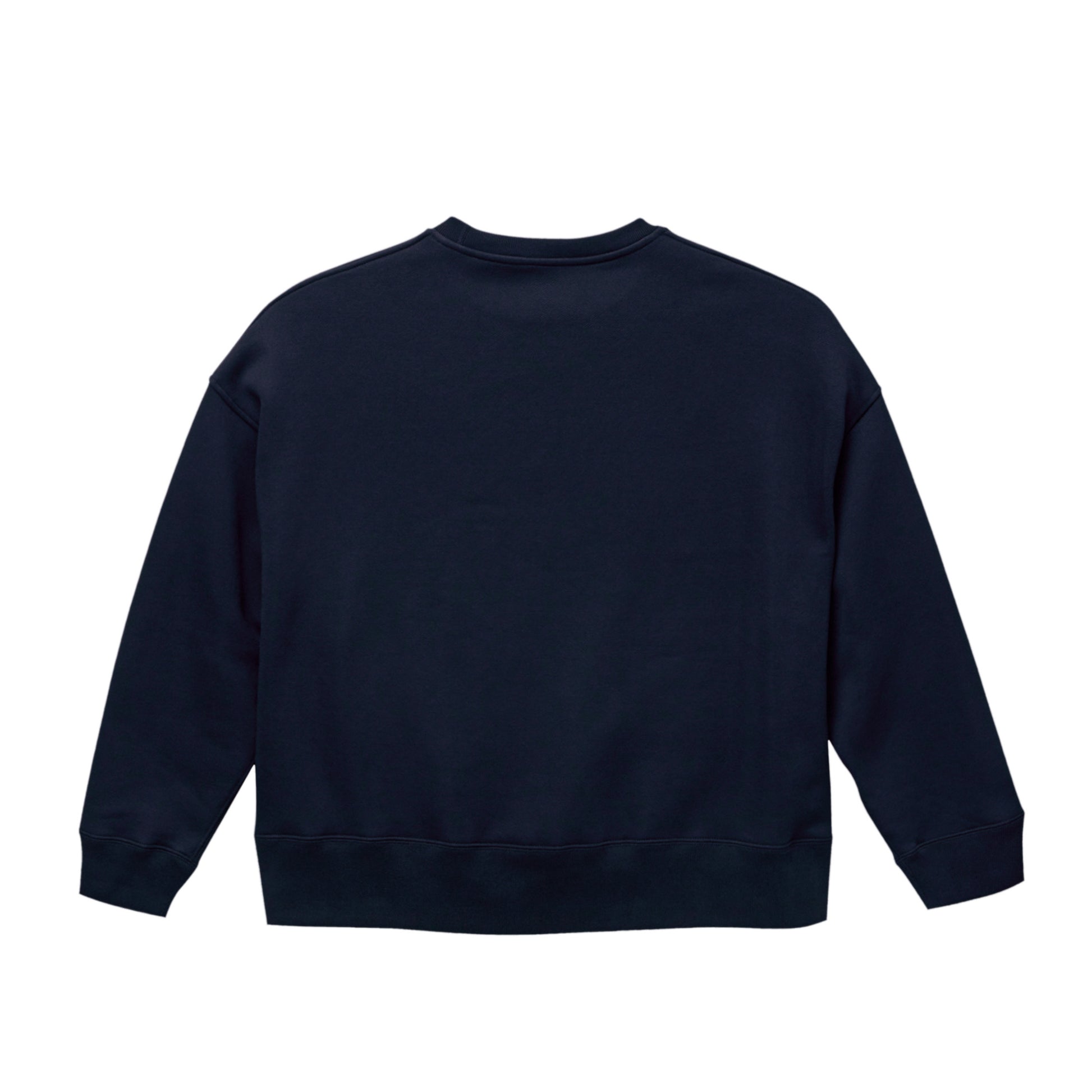 ビッグシルエット クルーネック スウェット（裏起毛） navy image