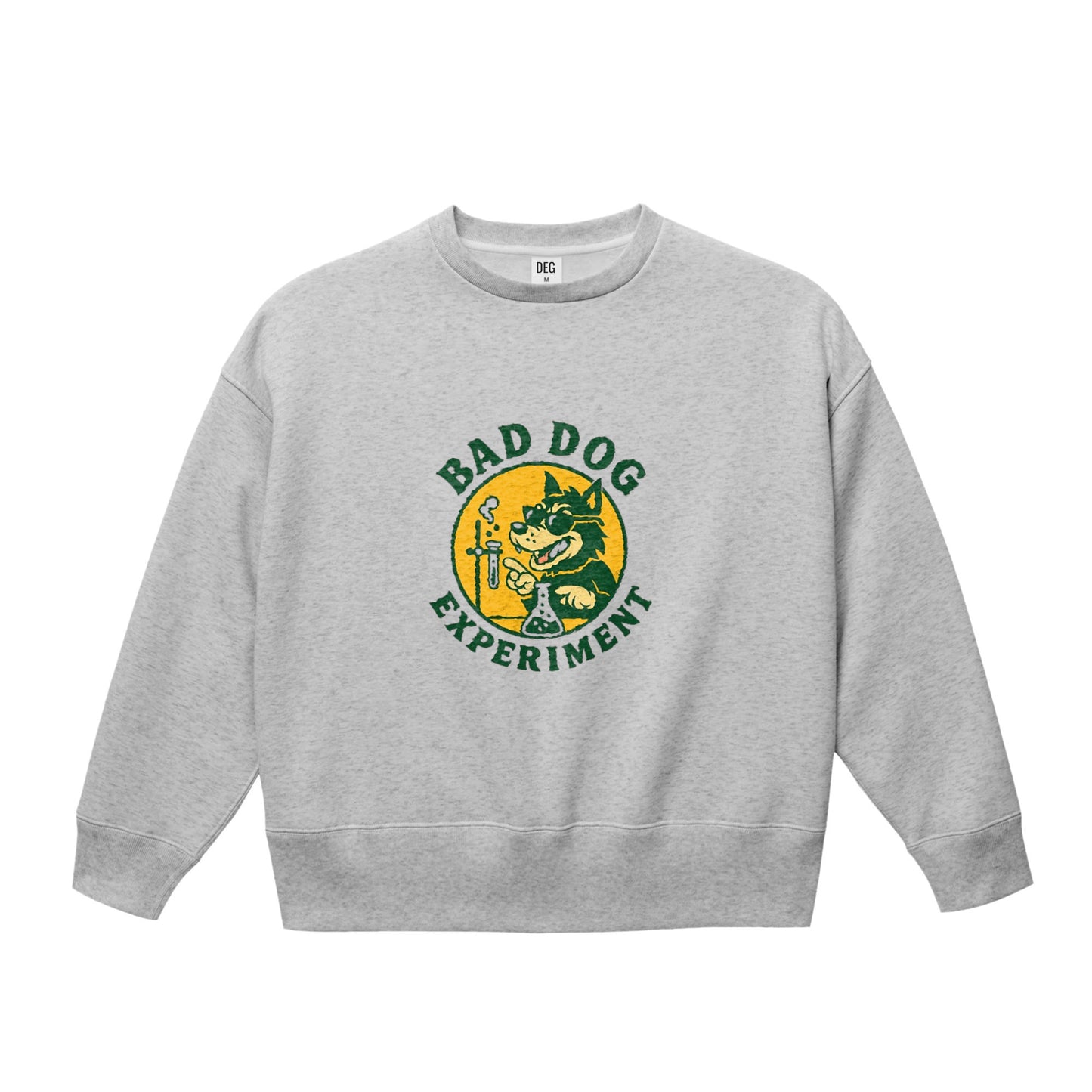 ビッグシルエット クルーネック スウェット（裏起毛） ash image