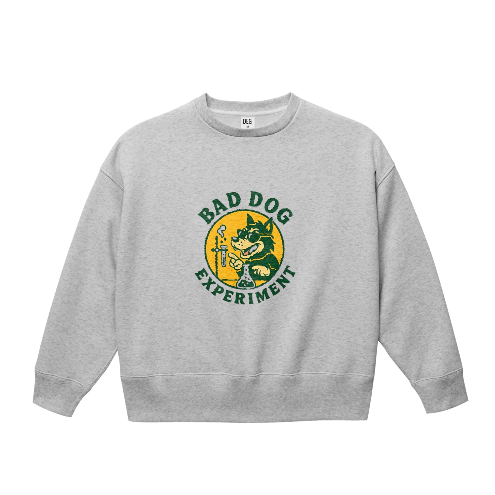 ビッグシルエット クルーネック スウェット（裏起毛） ash image