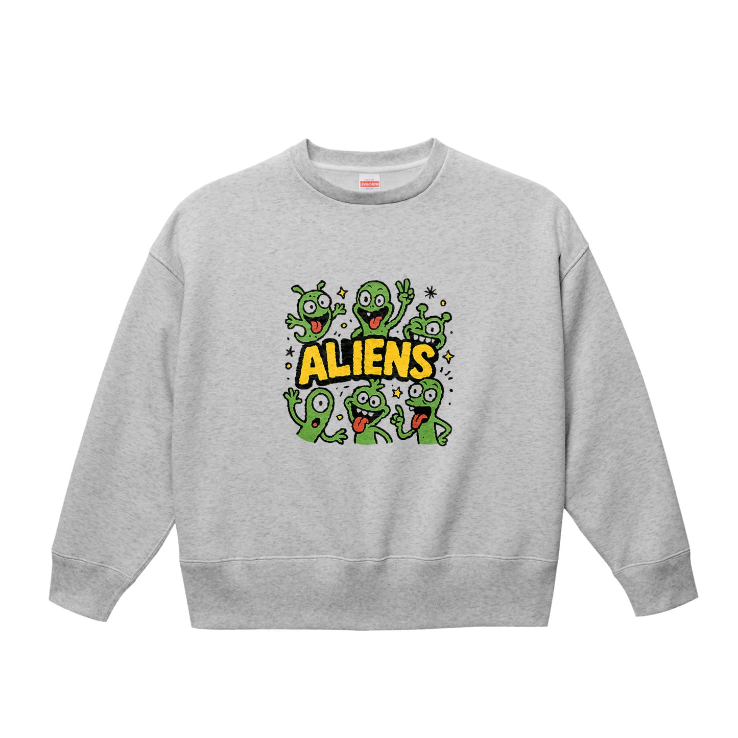  ビッグシルエット クルーネック スウェット（裏起毛） ash image