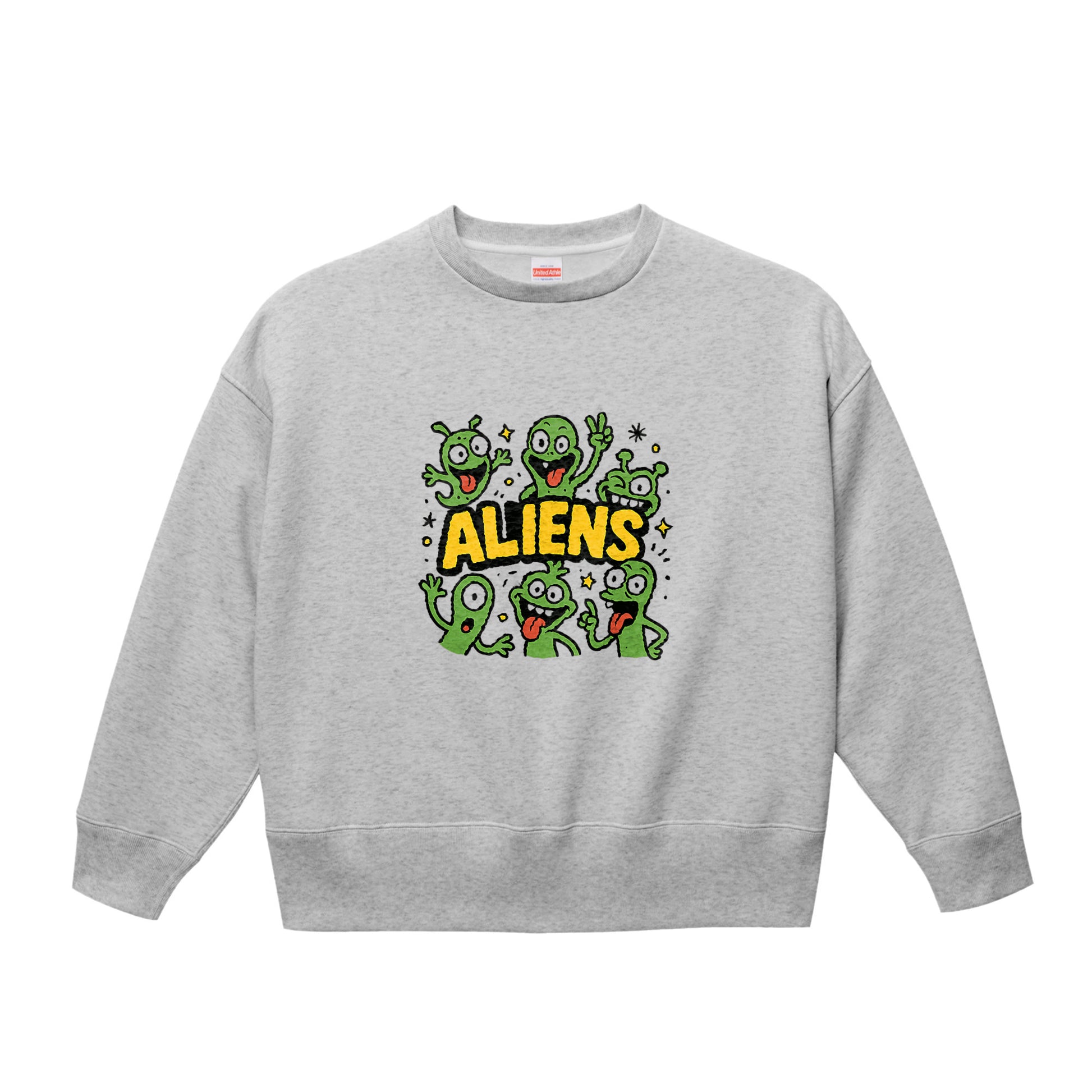  ビッグシルエット クルーネック スウェット（裏起毛） ash image