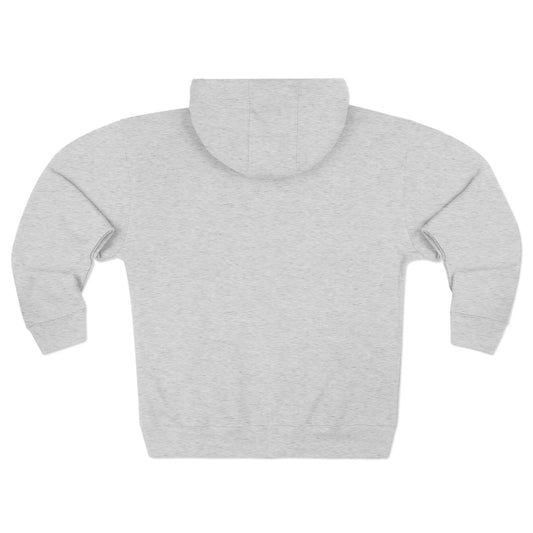 DEGジップフーディ — ミニマルモノグラム・ジップアップパーカー ユニセックス(男女兼用)