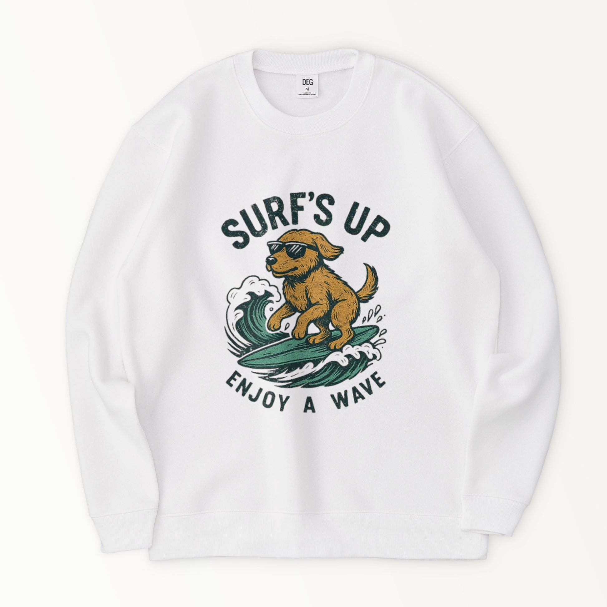 ユニセックス(男女兼用)　スタンダード 裏起毛 スウェット white image