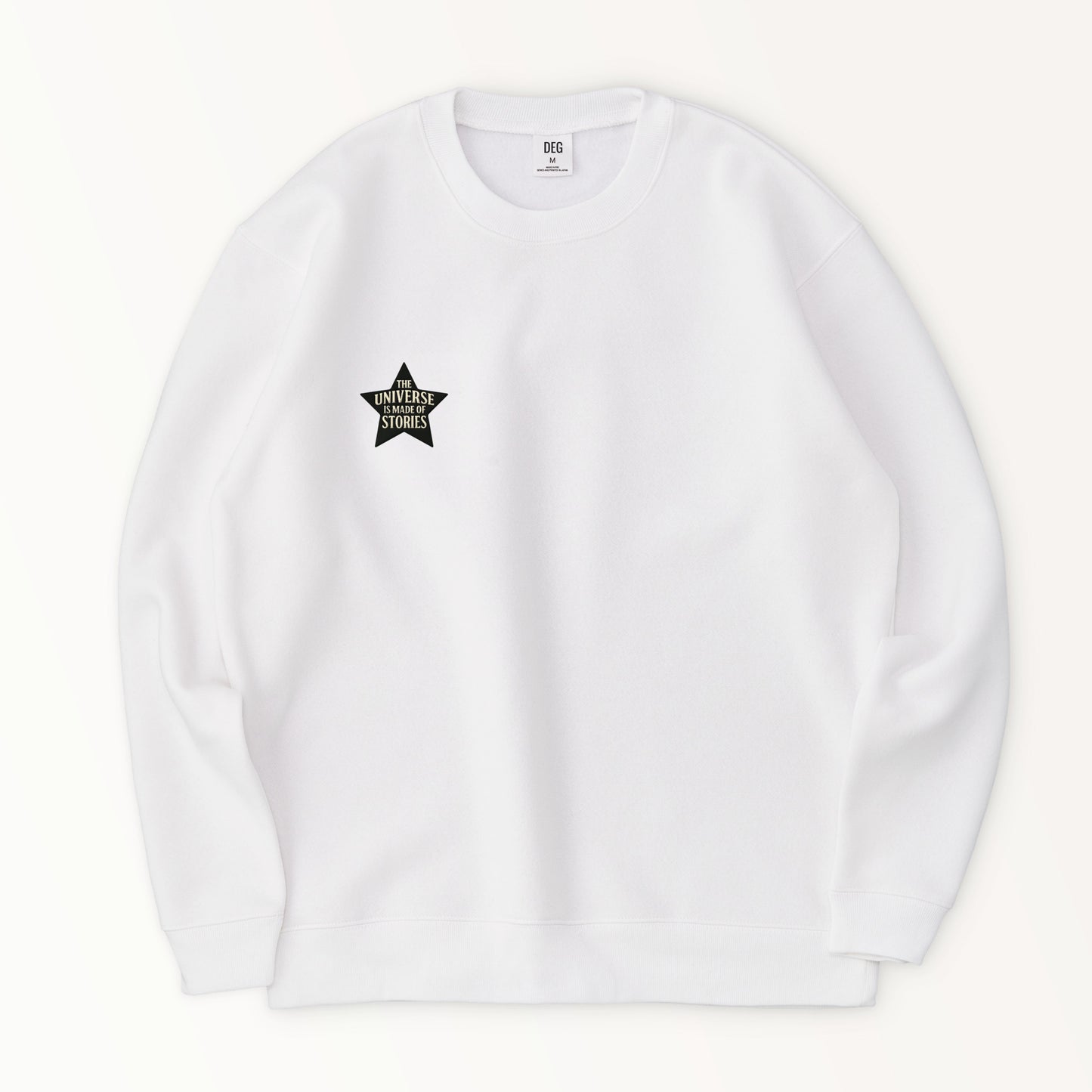 ユニセックス(男女兼用)　スタンダード 裏起毛 スウェット white image